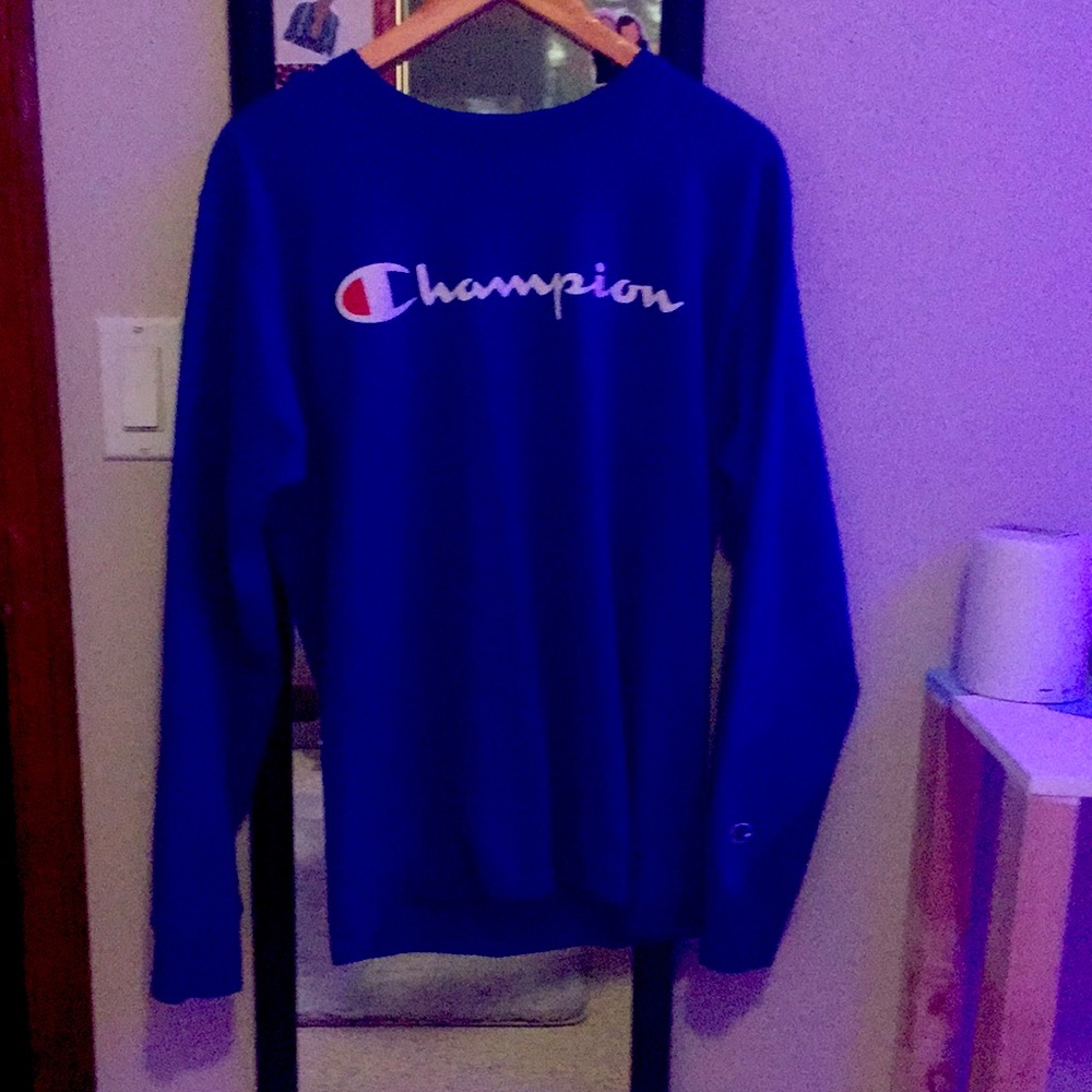 Deep blue champion long-sleeve